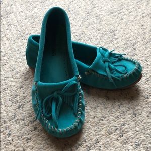 Minnetonka Kilty Hardsole Moccasin